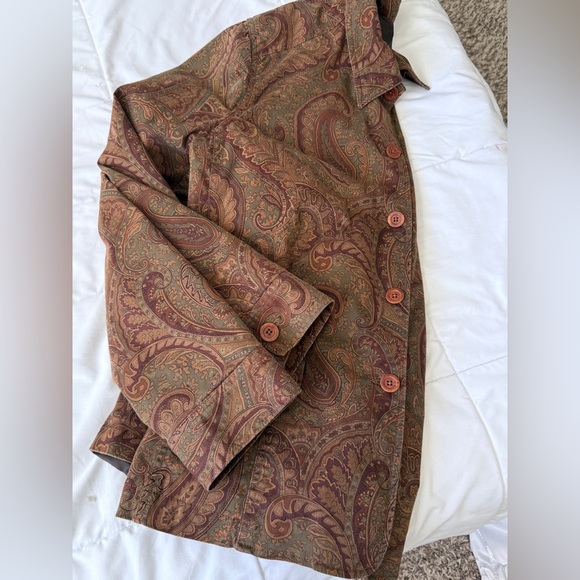 🧥 Jones New York Signature Woman Paisley Blazer Jacket - Size 2X - Picture 11 of 11